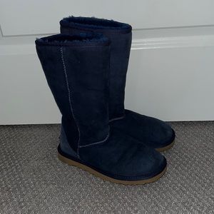 Tall navy UGGs